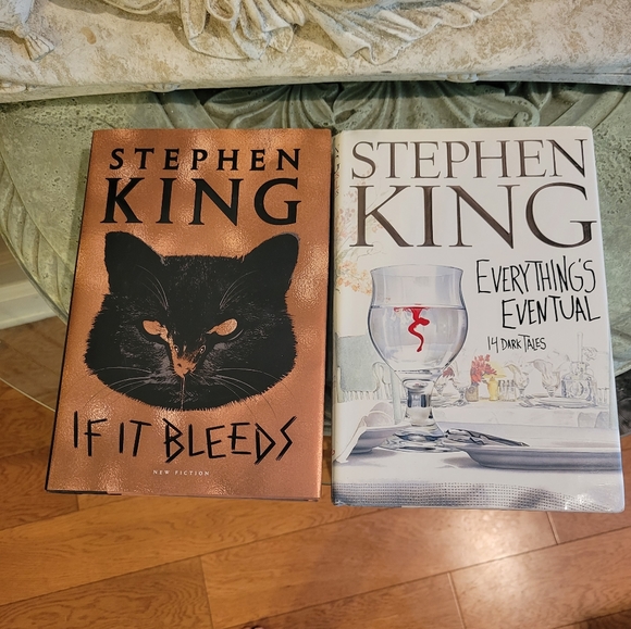 Stephen King First Edition Hard Cover Books Everything's Eventual If it Bleeds - Picture 1 of 10